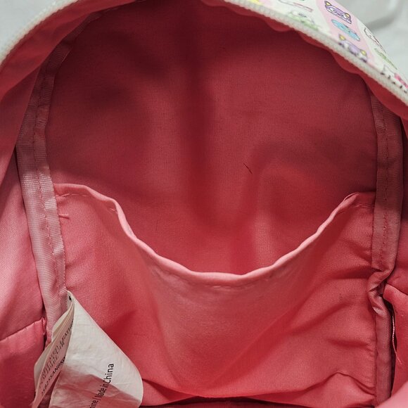 Sanrio Loungefly Hello Kitty Pink Kawaii Sweet Shop Macaroon Mini Backpack AOP - Picture 14 of 16